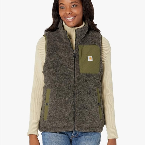 Carhartt Jackets & Blazers - Carhartt Womens Sherpa Montana Reversible Vest NWOT